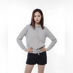 Weatherproof Light Gray Hoodie Sweatshirt